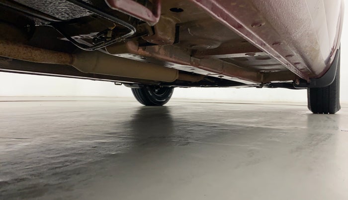 2011 Maruti Ritz VXI BS IV, Petrol, Manual, 76,436 km, Rear right underbody view