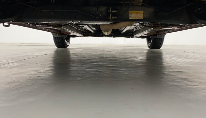 2011 Maruti Ritz VXI BS IV, Petrol, Manual, 76,436 km, Rear underbody view