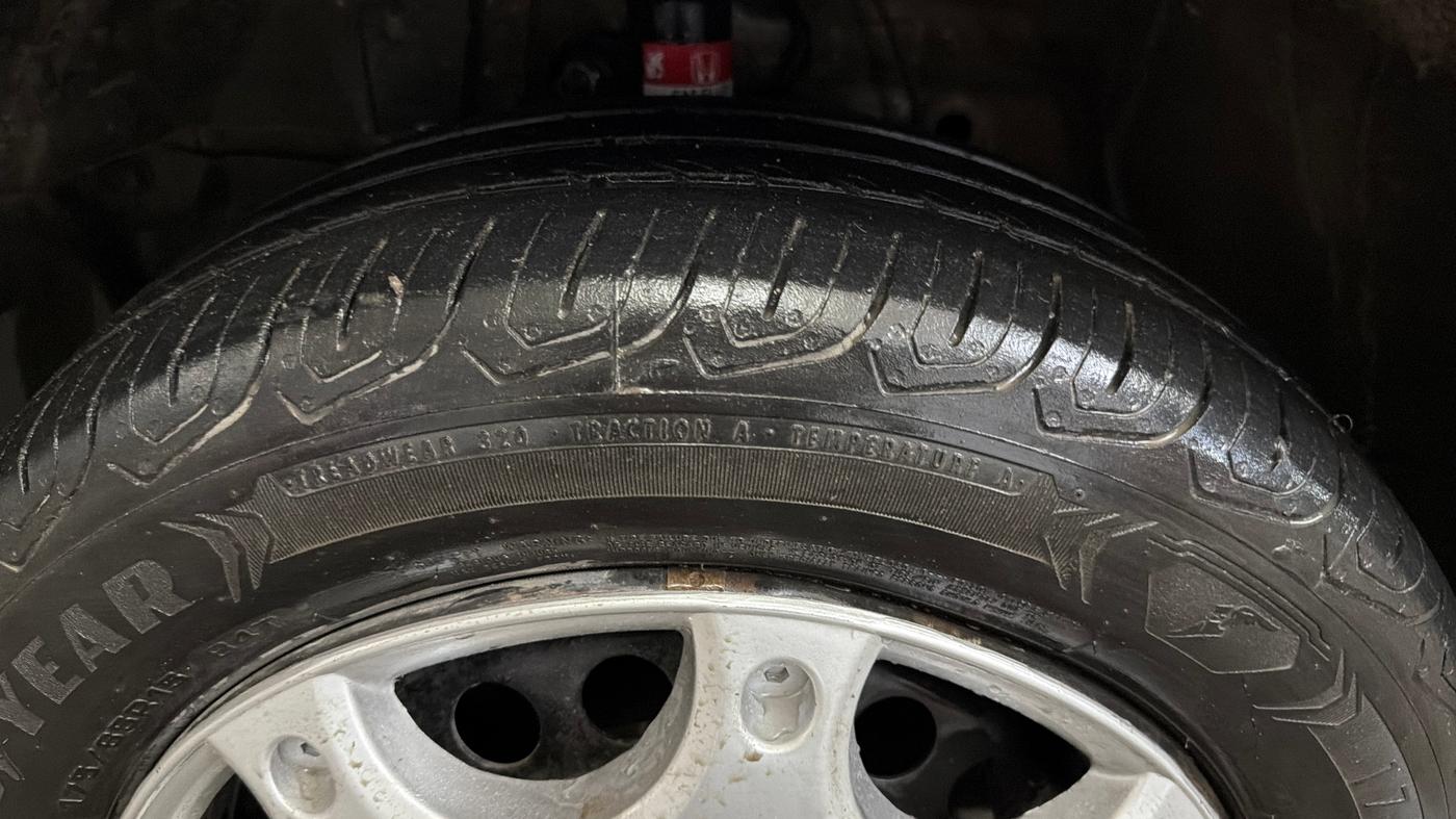 2016 Honda Jazz 1.2L I-VTEC S AT, Petrol, Automatic, 1,08,091 km, Left Front Tyre Tread