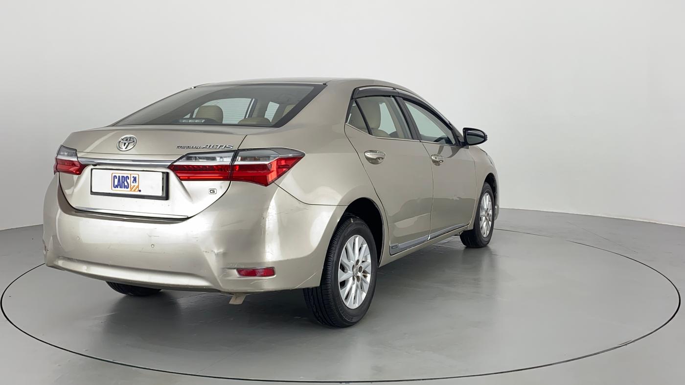 2017 Toyota Corolla Altis G AT, Petrol, Automatic, 75,836 km, Right Back Diagonal