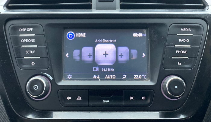 2017 Tata TIGOR XZ (O) PETROL, Petrol, Manual, 36,990 km, Infotainment System