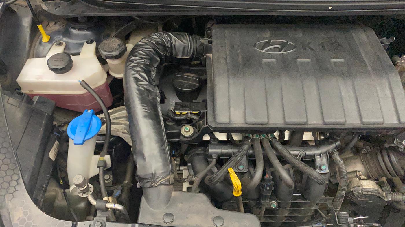 2022 Hyundai AURA SX 1.2 CNG, CNG, Manual, 1,21,535 km, Engine View - Right