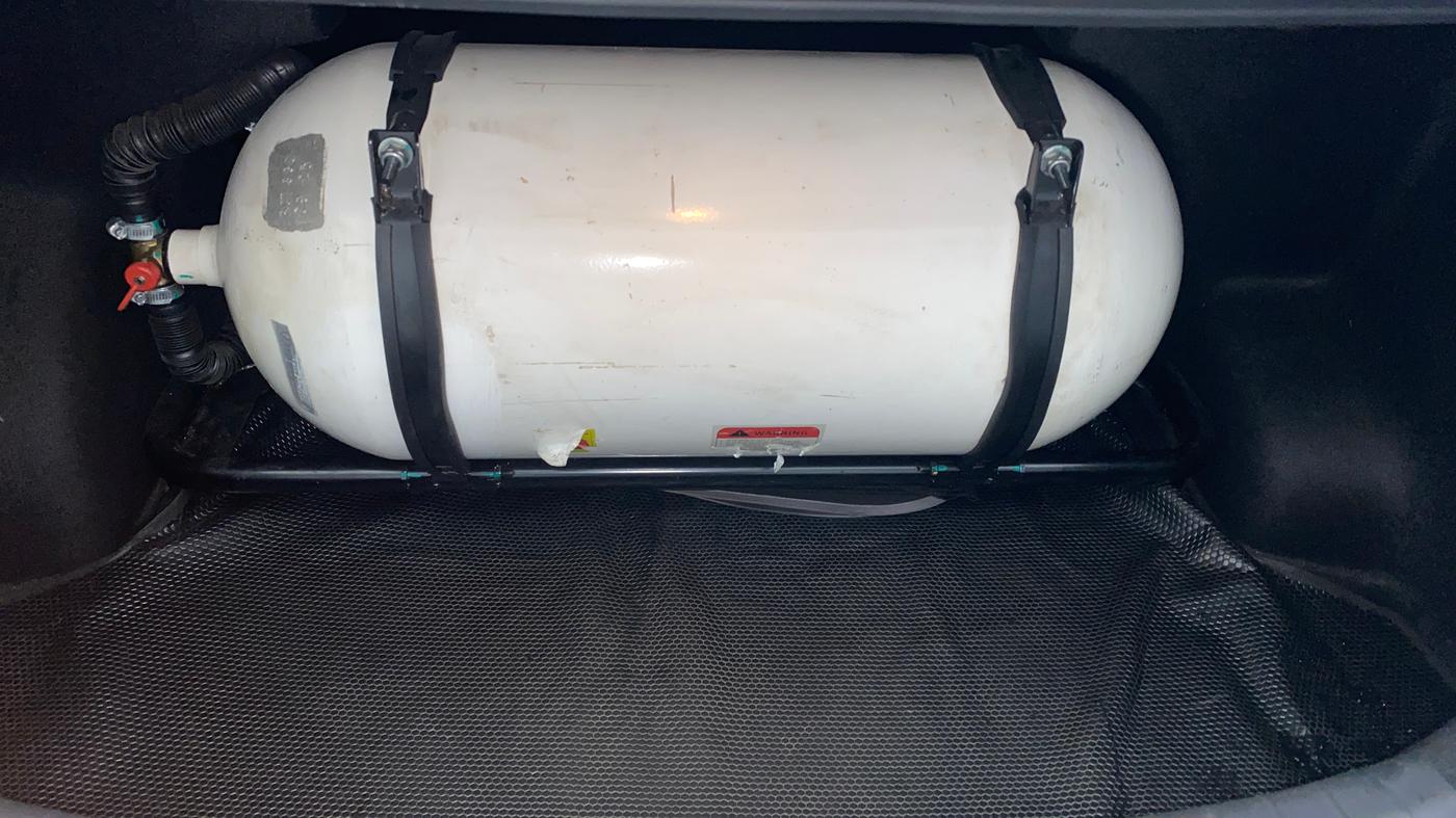 2022 Hyundai AURA SX 1.2 CNG, CNG, Manual, 1,21,535 km, Boot Inside