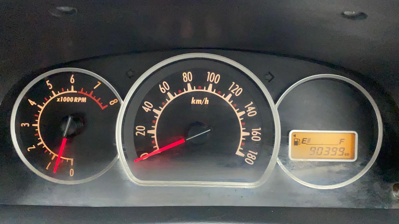2013 Maruti Alto K10 VXI, Petrol, Manual, 90,399 km, Odometer Image