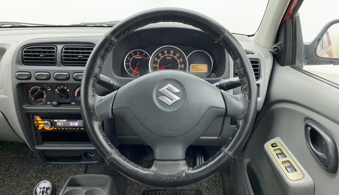 2013 Maruti Alto K10 VXI, Petrol, Manual, 90,399 km, Steering Wheel Close Up