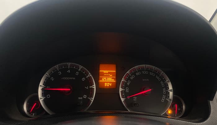 2013 Maruti Swift VXI, Petrol, Manual, 1,25,352 km, Odometer Image