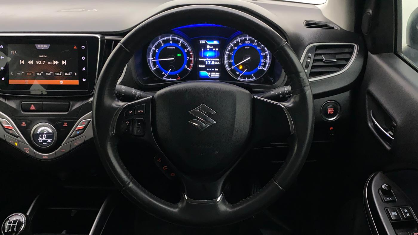 2021 Maruti Baleno ALPHA PETROL 1.2, CNG, Manual, 51,026 km, Steering Wheel Close Up