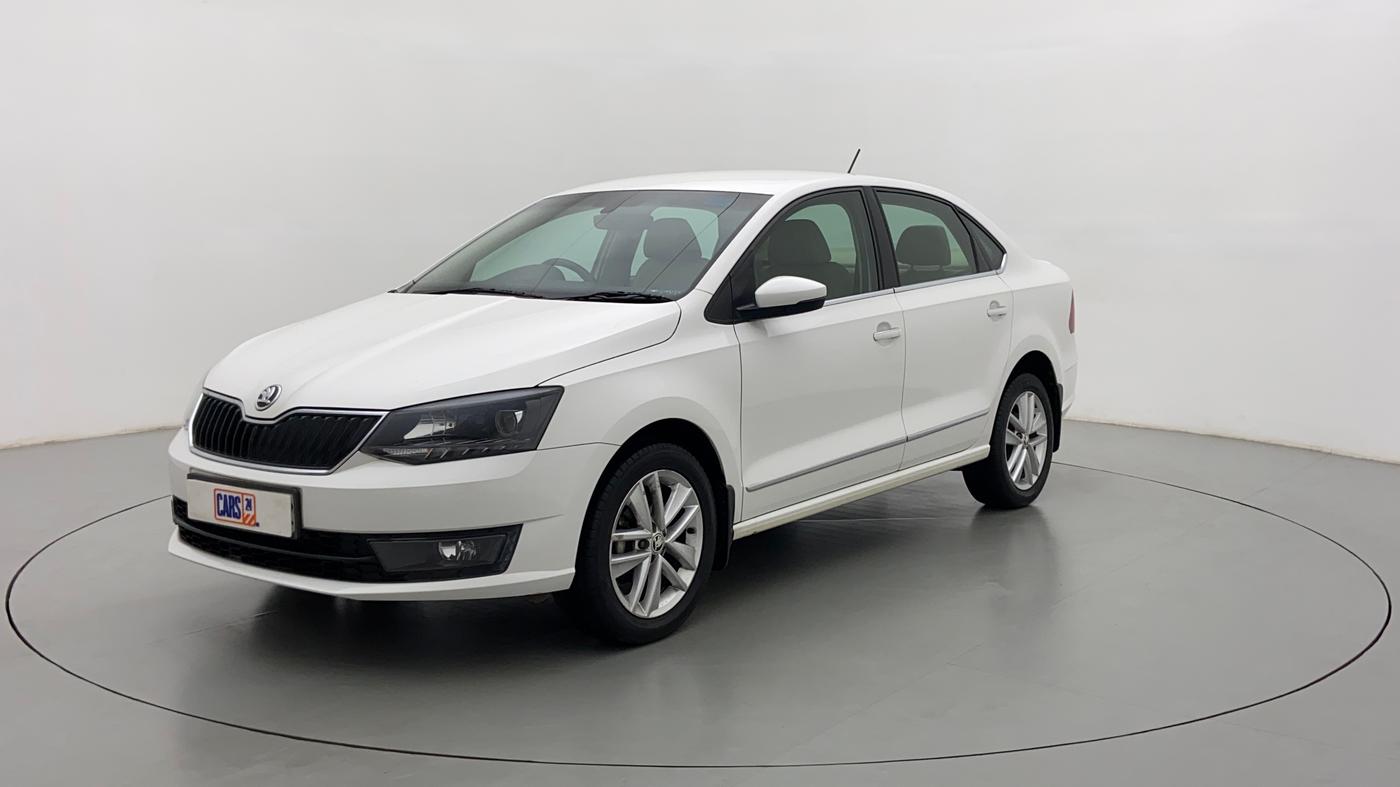 2021 Skoda Rapid STYLE 1.0 AT, Petrol, Automatic, 25,579 km, Left Front Diagonal
