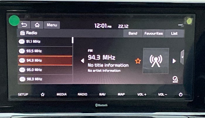 2020 KIA SELTOS HTX 1.5 DIESEL, Diesel, Manual, 16,510 km, Infotainment System