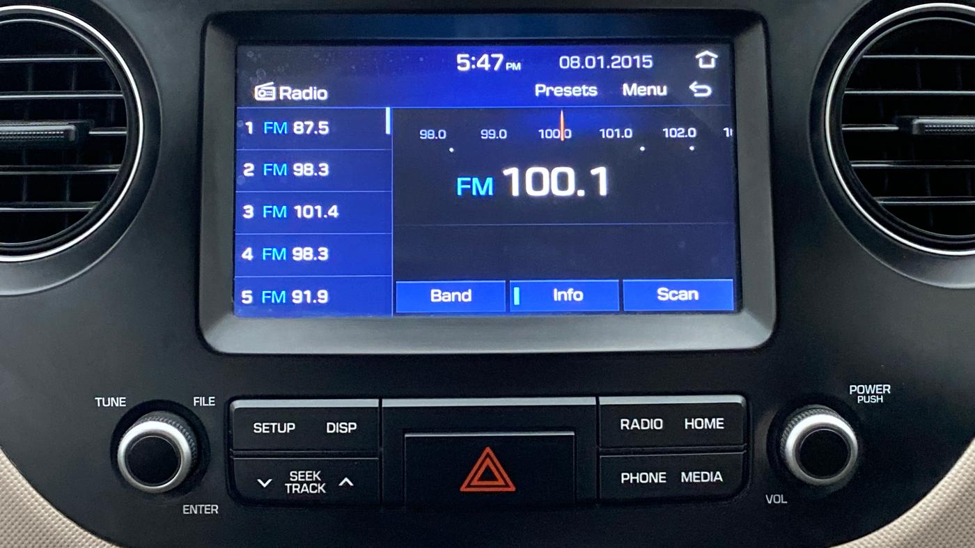 2018 Hyundai Grand i10 ASTA 1.2 KAPPA VTVT, Petrol, Manual, 36,020 km, Infotainment System