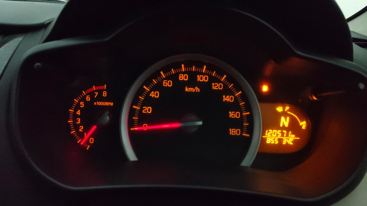 2017 Maruti Celerio ZXI AMT (O), Petrol, Automatic, 1,20,564 km, Odometer Image