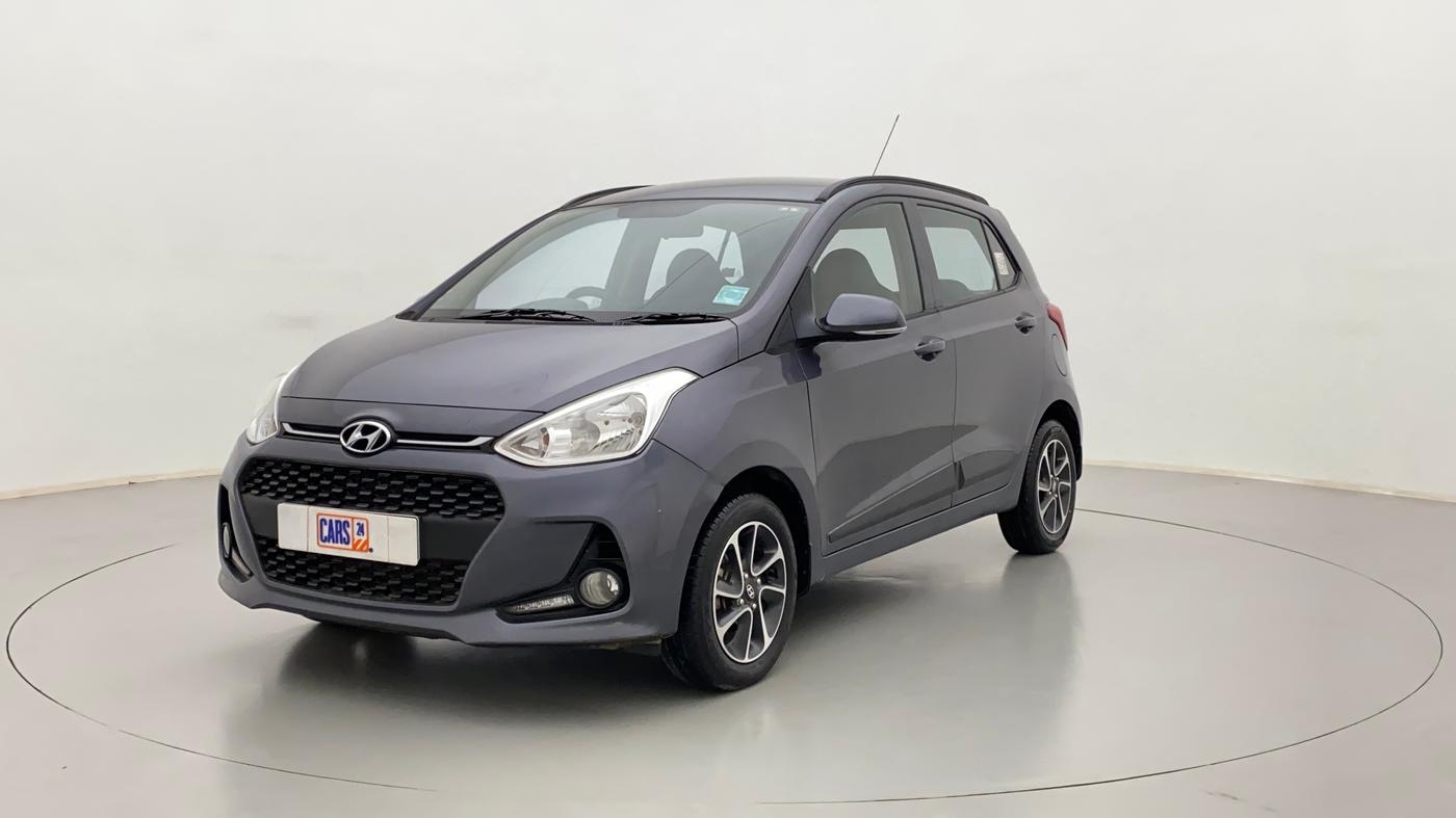 2017 Hyundai Grand i10 SPORTZ (O) 1.2 AT VTVT, Petrol, Automatic, 22,013 km, Left Front Diagonal