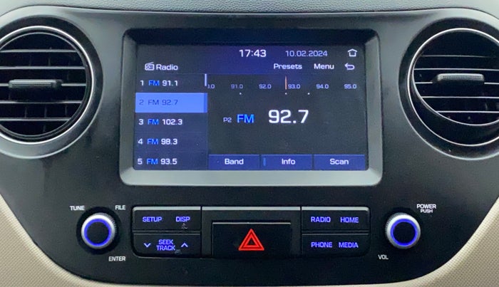 2019 Hyundai Grand i10 SPORTZ 1.2 KAPPA VTVT, Petrol, Manual, 29,864 km, Infotainment System