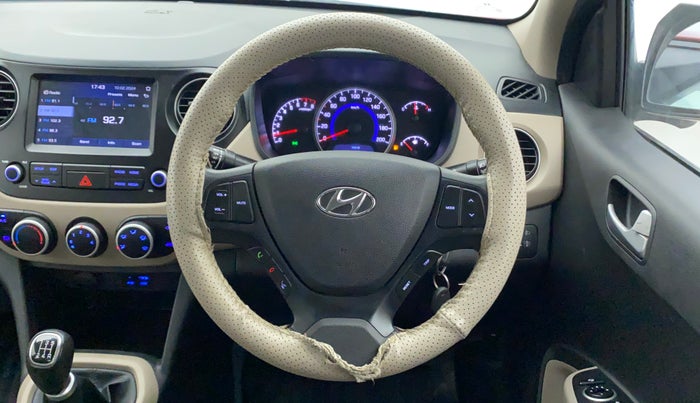 2019 Hyundai Grand i10 SPORTZ 1.2 KAPPA VTVT, Petrol, Manual, 29,864 km, Steering Wheel Close Up