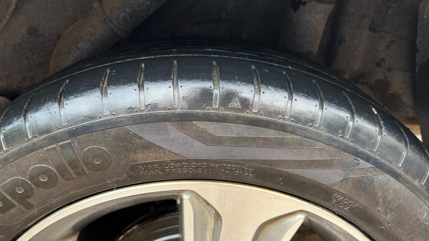 2019 Hyundai Verna 1.6 VTVT SX, Petrol, Manual, 59,233 km, Left Rear Tyre Tread