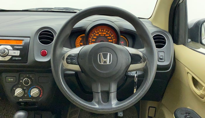 2014 Honda Amaze 1.2L I-VTEC S AT, Petrol, Automatic, 65,075 km, Steering Wheel Close Up