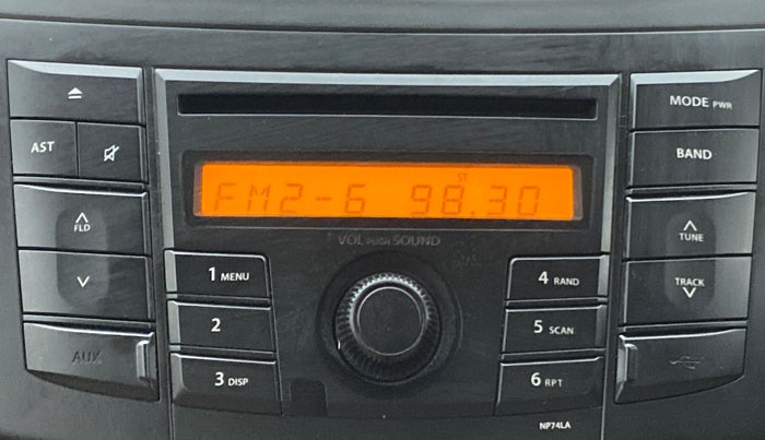 2014 Maruti Swift Dzire VDI, Diesel, Manual, 41,221 km, Infotainment System