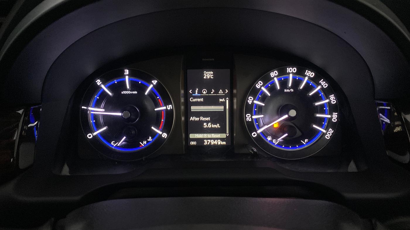 2018 Toyota Innova Crysta 2.4 VX 7 STR, Diesel, Manual, 37,949 km, Odometer Image