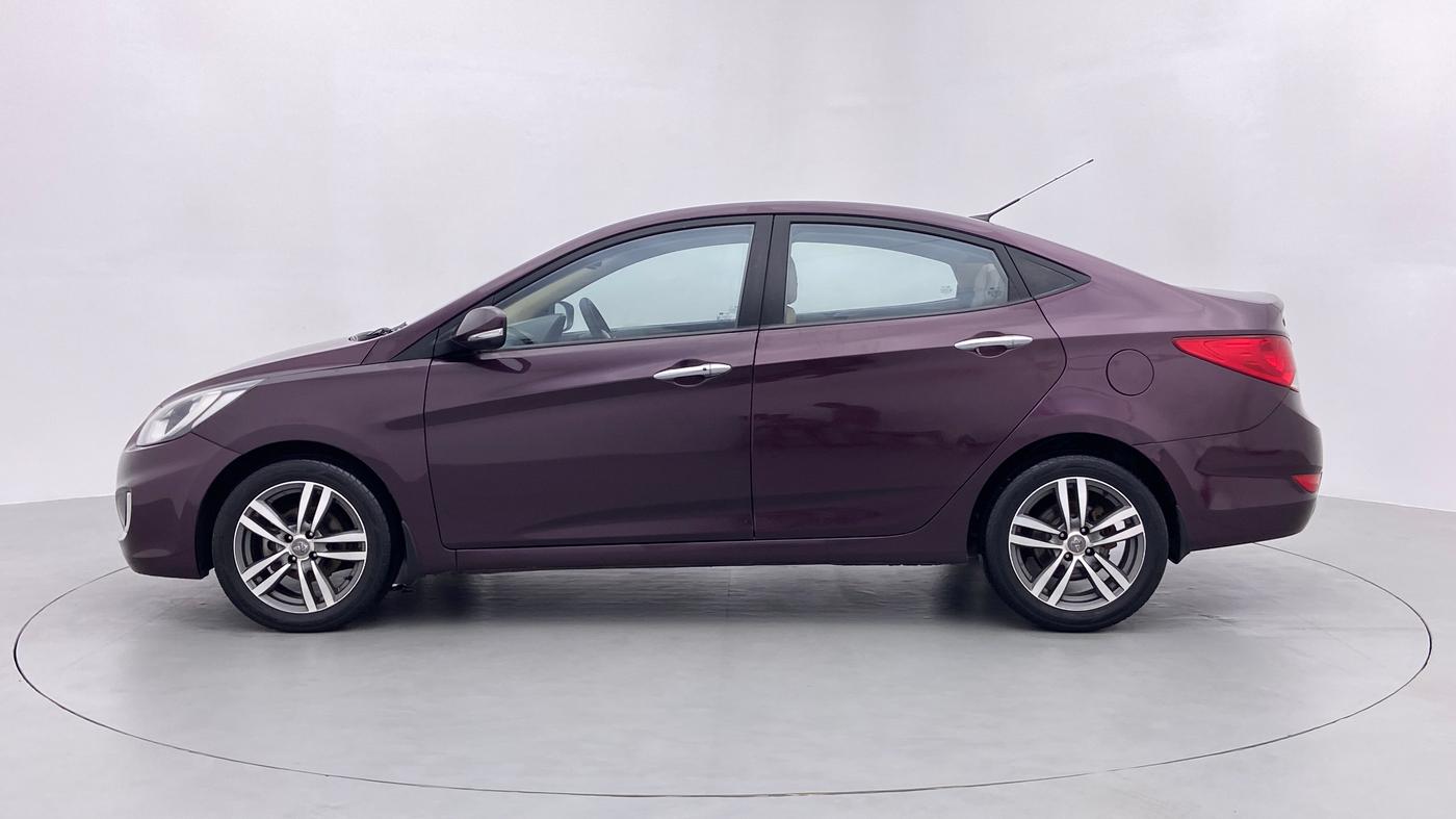 2012 Hyundai Verna FLUIDIC 1.6 CRDI SX OPT AT, Diesel, Automatic, 90,619 km, Left Side View