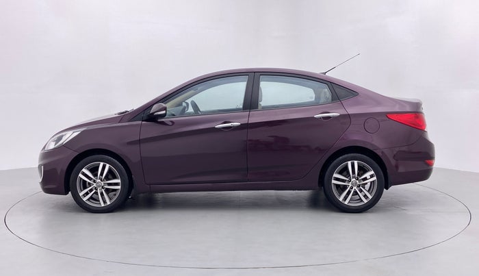 2012 Hyundai Verna FLUIDIC 1.6 CRDI SX OPT AT, Diesel, Automatic, 90,619 km, Left Side View