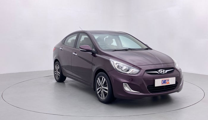 2012 Hyundai Verna FLUIDIC 1.6 CRDI SX OPT AT, Diesel, Automatic, 90,619 km, Right Front Diagonal (45- Degree) View