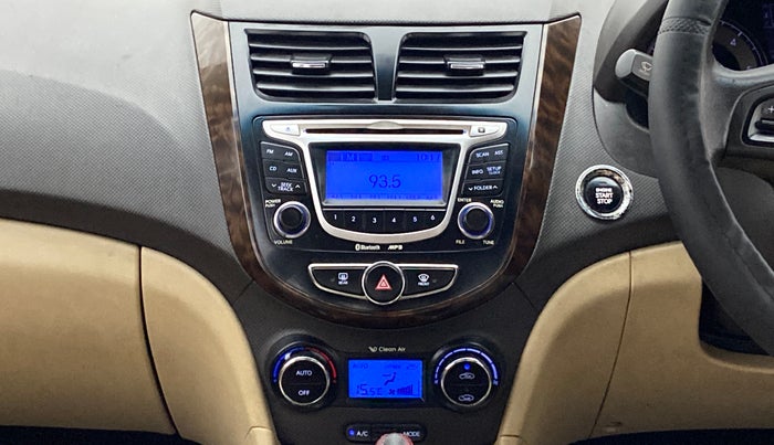 2012 Hyundai Verna FLUIDIC 1.6 CRDI SX OPT AT, Diesel, Automatic, 90,619 km, Air Conditioner