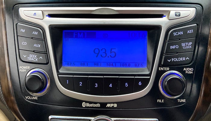 2012 Hyundai Verna FLUIDIC 1.6 CRDI SX OPT AT, Diesel, Automatic, 90,619 km, Infotainment System