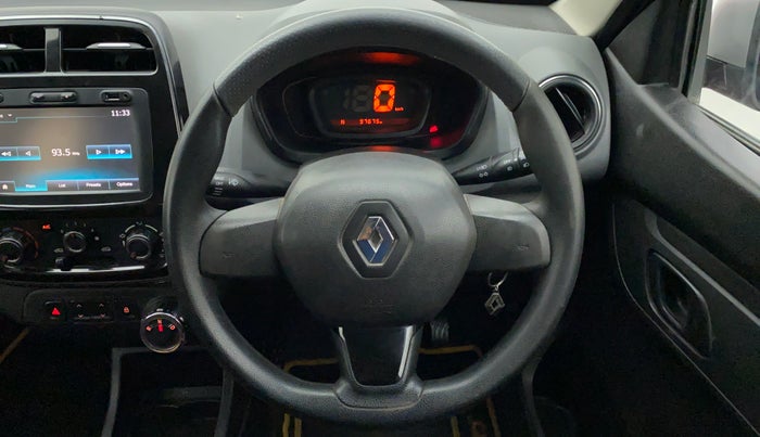2017 Renault Kwid RXT 1.0 AMT (O), Petrol, Automatic, 97,675 km, Steering Wheel Close Up