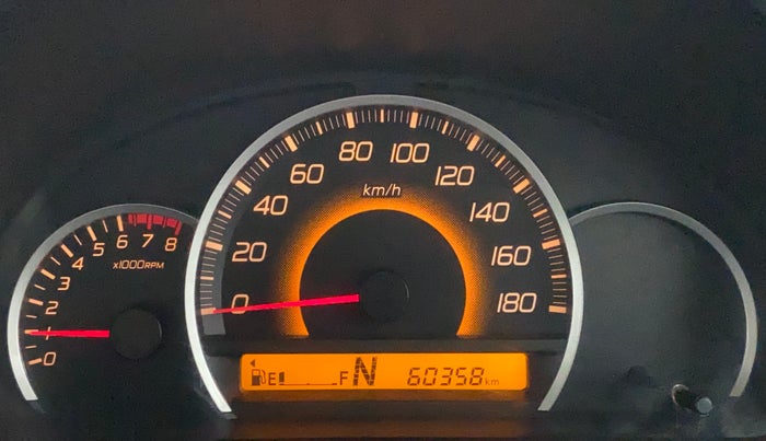 2016 Maruti Wagon R 1.0 VXI AMT, Petrol, Automatic, 60,357 km, Odometer Image