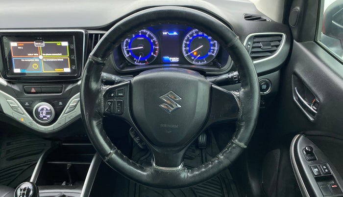 2017 Maruti Baleno ALPHA PETROL 1.2, Petrol, Manual, 80,546 km, Steering Wheel Close Up