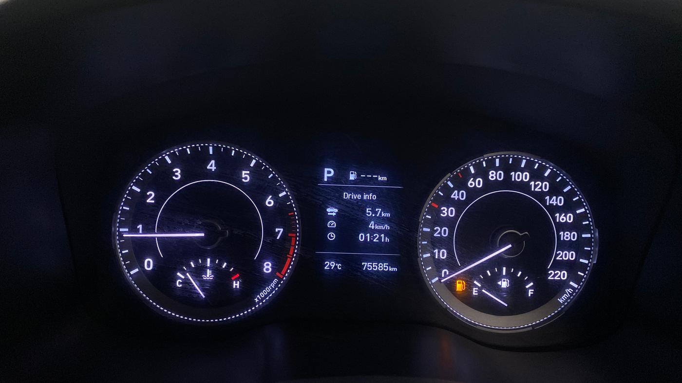 2021 Hyundai VENUE SX PLUS 1.0 TURBO DCT, Petrol, Automatic, 75,536 km, Odometer Image