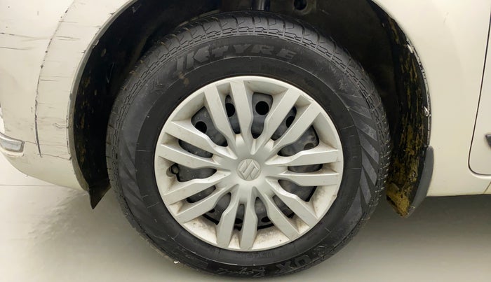 2017 Maruti Dzire VXI, Petrol, Manual, 87,184 km, Left Front Wheel