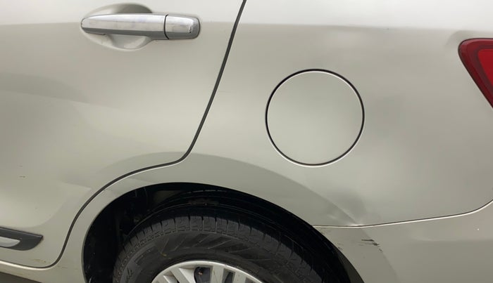 2017 Maruti Dzire VXI, Petrol, Manual, 87,184 km, Left quarter panel - Slightly dented