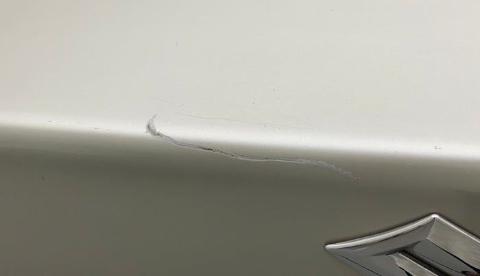 2017 Maruti Dzire VXI, Petrol, Manual, 87,184 km, Dicky (Boot door) - Paint has minor damage