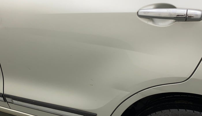 2017 Maruti Dzire VXI, Petrol, Manual, 87,184 km, Rear left door - Slightly dented
