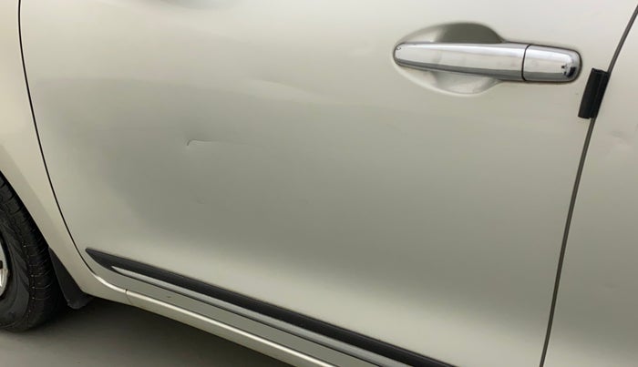 2017 Maruti Dzire VXI, Petrol, Manual, 87,184 km, Front passenger door - Slightly dented