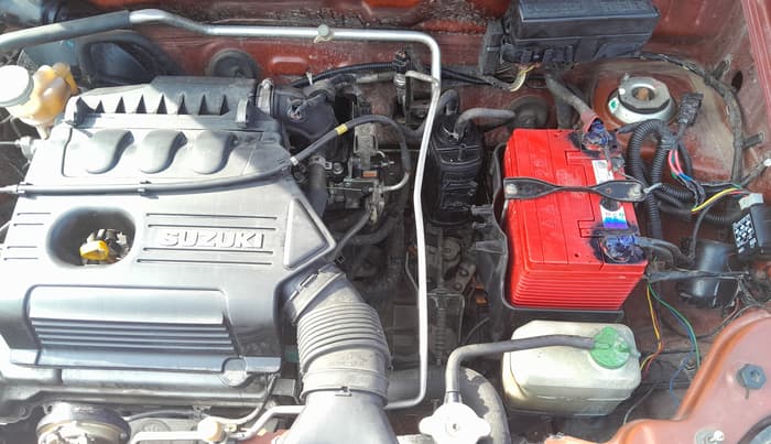 2013 Maruti Alto K10 VXI, Petrol, Manual, 94,320 km, Engine View - Left