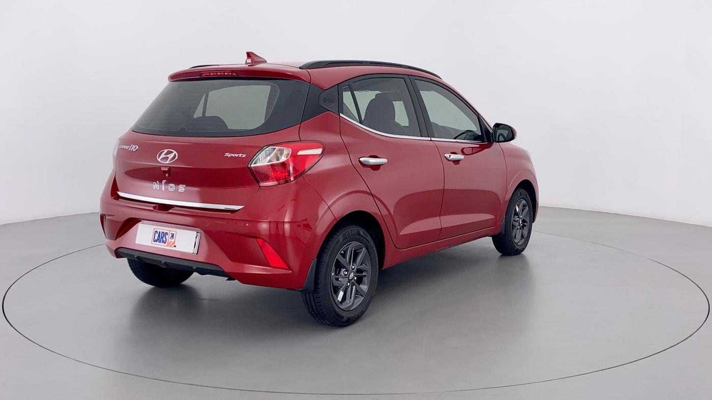 2021 Hyundai GRAND I10 NIOS SPORTZ PETROL, Petrol, Manual, 2,024 km, Right Back Diagonal