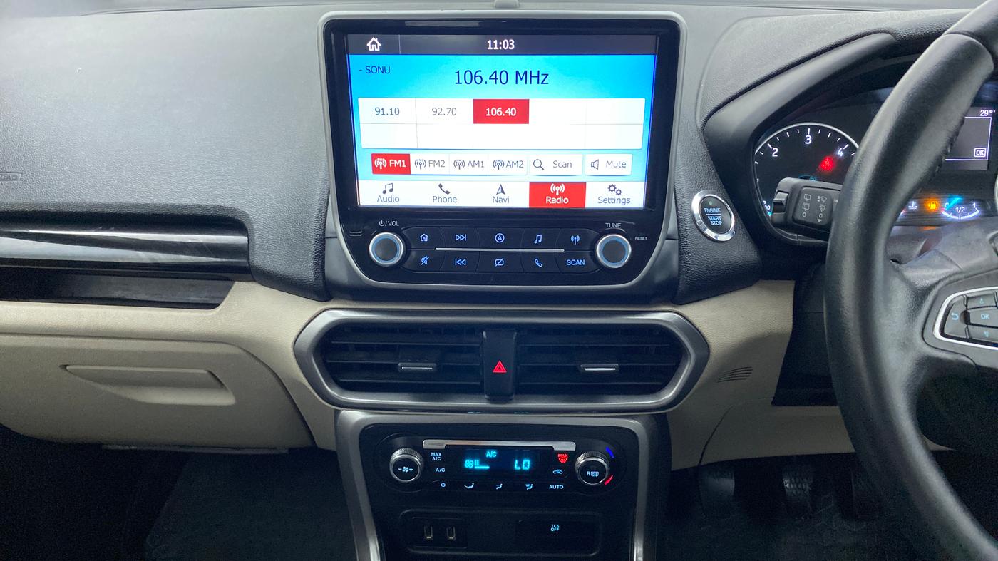 2019 Ford Ecosport TITANIUM + 1.5L DIESEL, Diesel, Manual, 1,08,632 km, Air Conditioner