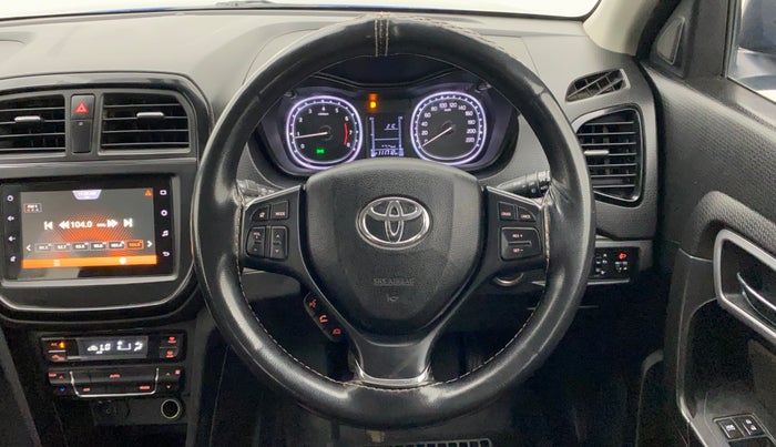 2020 Toyota URBAN CRUISER PREMIUM GRADE MT DUAL TONE, Petrol, Manual, 1,11,821 km, Steering Wheel Close Up