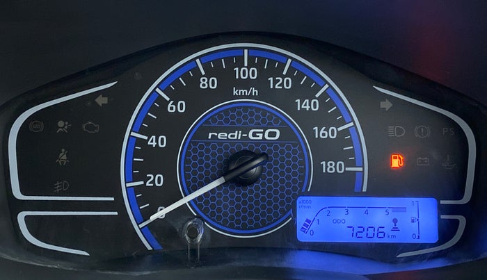 2020 Datsun Redi Go A, Petrol, Manual, 7,206 km, Odometer Image