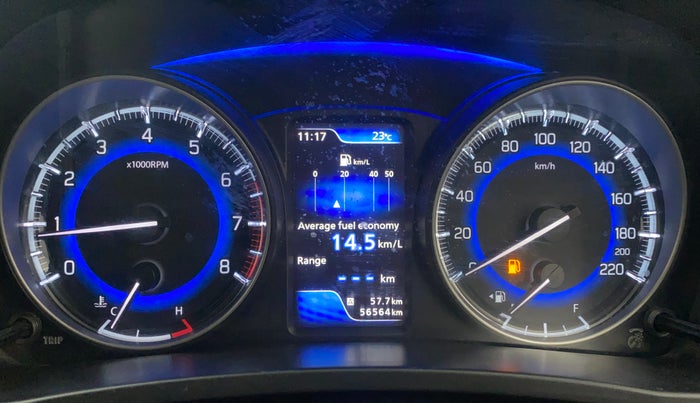 2020 Maruti Baleno ZETA PETROL 1.2, Petrol, Manual, 56,518 km, Odometer Image