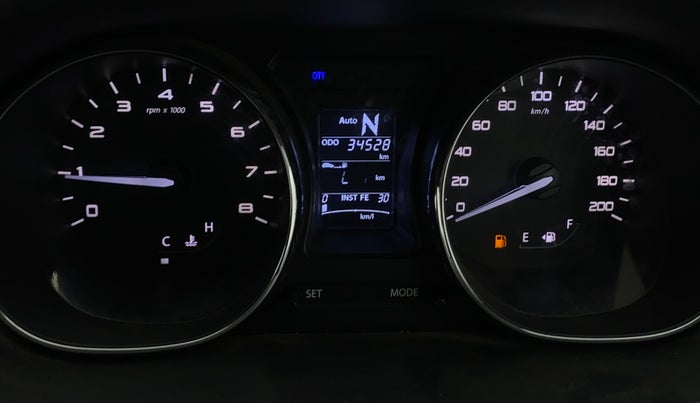 2018 Tata TIGOR XZA PETROL, Petrol, Automatic, 34,524 km, Odometer Image