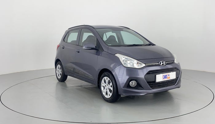 2015 Hyundai Grand i10 SPORTZ 1.2 KAPPA VTVT, Petrol, Manual, 53,556 km, Right Front Diagonal