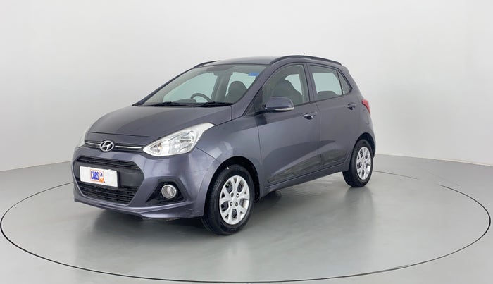 2015 Hyundai Grand i10 SPORTZ 1.2 KAPPA VTVT, Petrol, Manual, 53,556 km, Left Front Diagonal