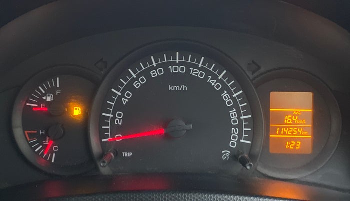 2013 Maruti Swift LXI, Petrol, Manual, 1,14,253 km, Odometer Image