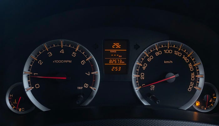 2014 Maruti Swift ZXI, Petrol, Manual, 82,540 km, Odometer Image