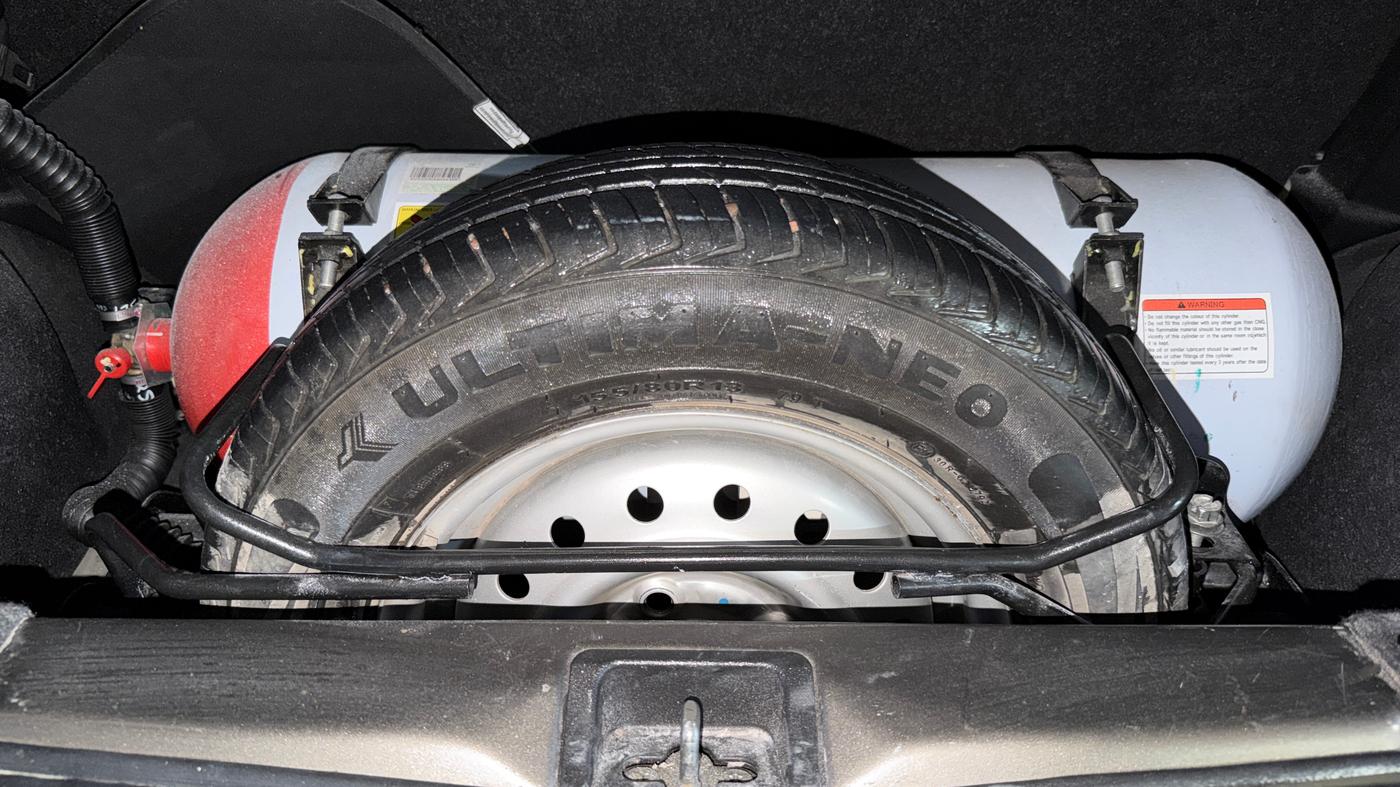 2020 Maruti New Wagon-R LXI CNG (O) 1.0, CNG, Manual, 46,923 km, Spare Tyre