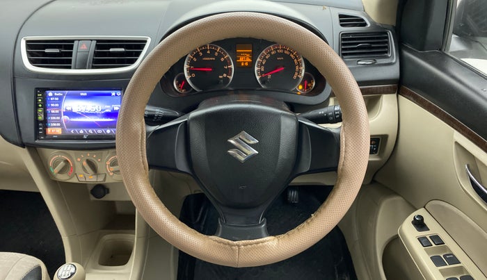 2013 Maruti Swift Dzire VXI, Petrol, Manual, 68,936 km, Steering Wheel Close Up