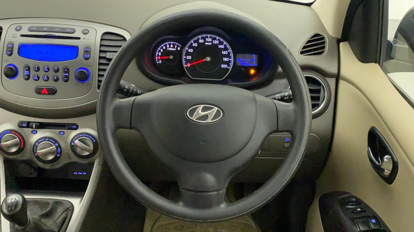 2012 Hyundai i10 SPORTZ 1.2, Petrol, Manual, 14,095 km, Steering Wheel Close Up